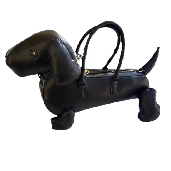 Cute Lovely Black Dog Handbag Luxury Famous  Bolsas Y2K Handbags For Women