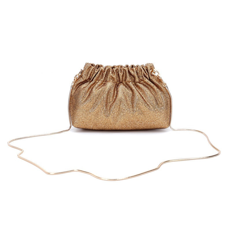 Diamond Evening Dress Wallet Wedding Banquet Party Multi color Water Diamond Handbag Christmas Gift Women's Cross carrying