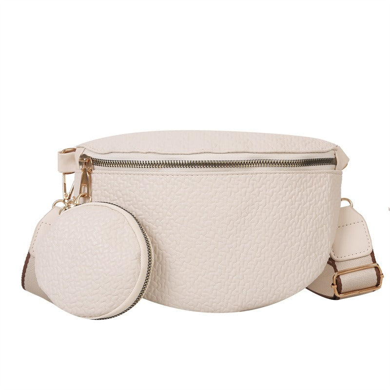 Minimalist chest bag for women's crossbody single shoulder diagonal cross waist bag