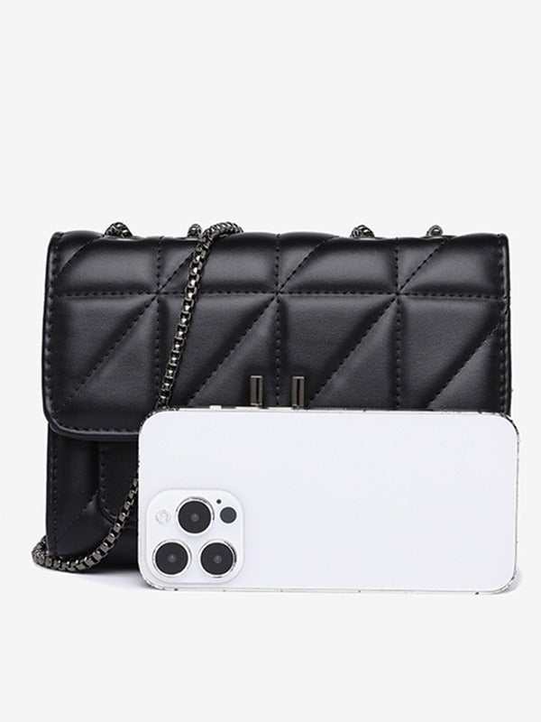 Diamond chain bag, one shoulder crossbody bag, fashionable and versatile, large capacity