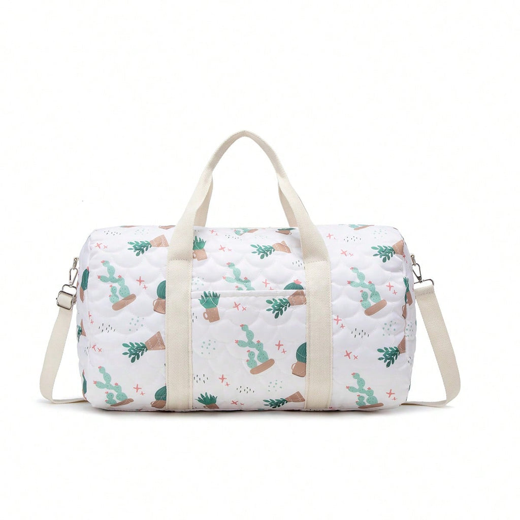 Embroidered Travel Bag Large Capacity Luggage Bag Lightweight Carry-on Handheld Shoulder Bag Boston Bag