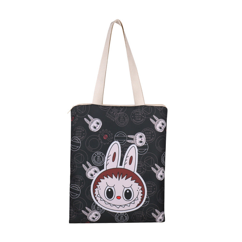 Cross-Border Nylon Cloth Women's Bag 2025 Korean Version New Cute Large-Capacity Shoulder Bag Printed Tote Crossbody Lightweight